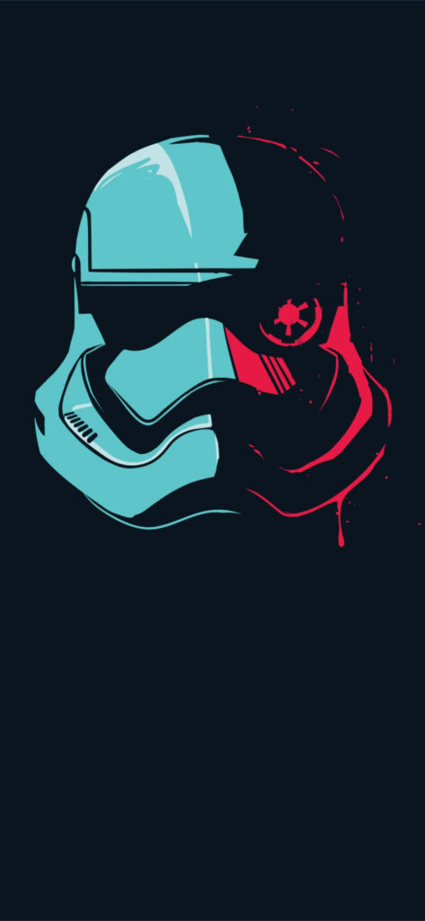 Futuristic Helmet Wallpaper for Samsung Galaxy Note 10 Plus - Bold Design