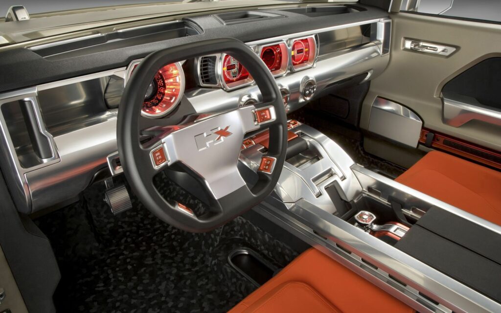 Futuristic Hummer HX Interior: Sleek Design & Modern Technology Wallpaper