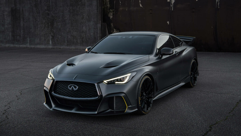 Futuristic Infiniti Project Black S Wallpaper: Sleek Sports Car Design