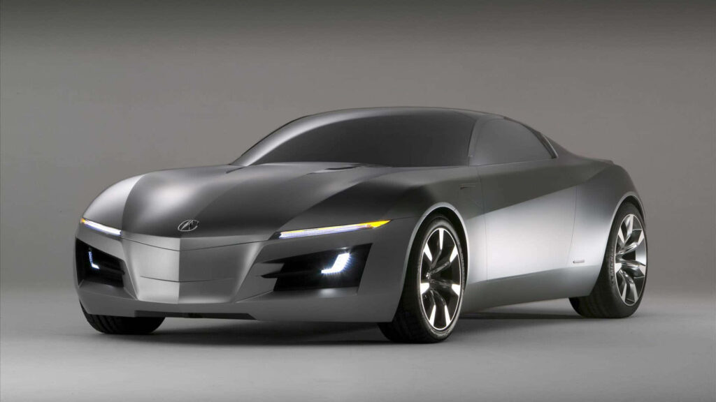 Futuristic metallic sports car wallpaper showcasing sleek modern design and high performance ride