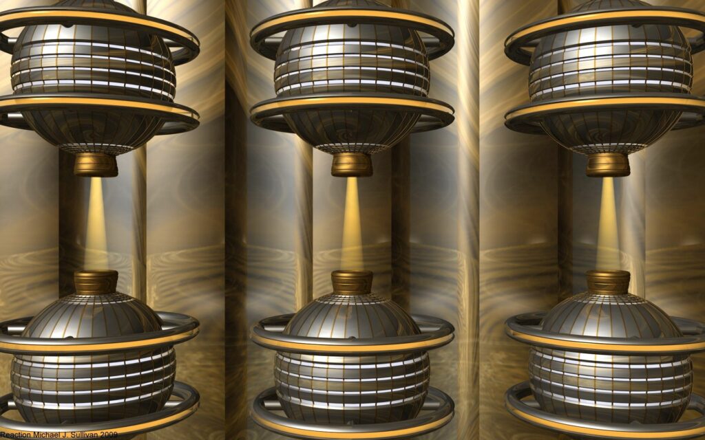Futuristic Metallic Wallpaper: Silver & Gold Abstract Background