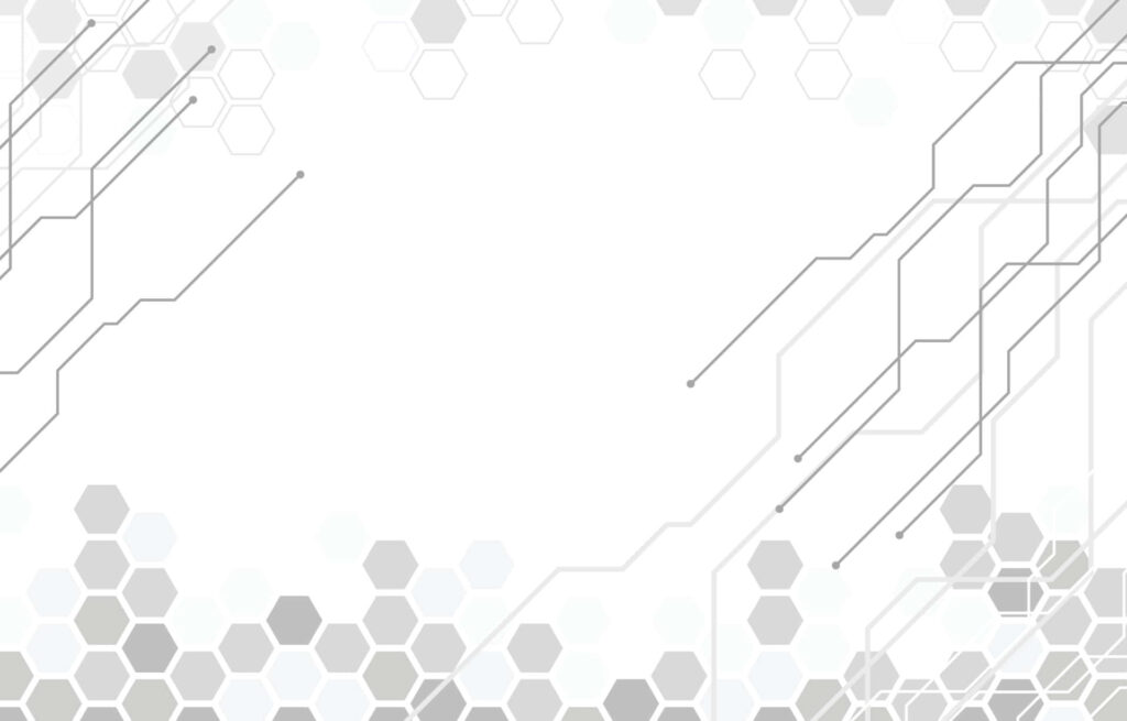 Futuristic Minimalist Tech Wallpaper: Hexagonal Patterns & Data Lines