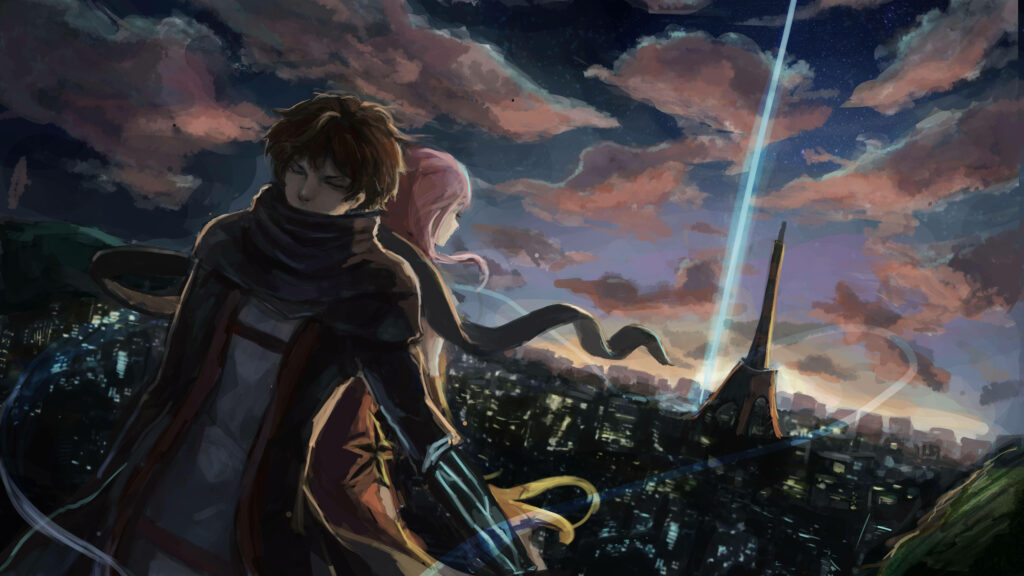 Enchanting Paris: A Breathtaking 8k Anime Tribute to the City of Love Wallpaper