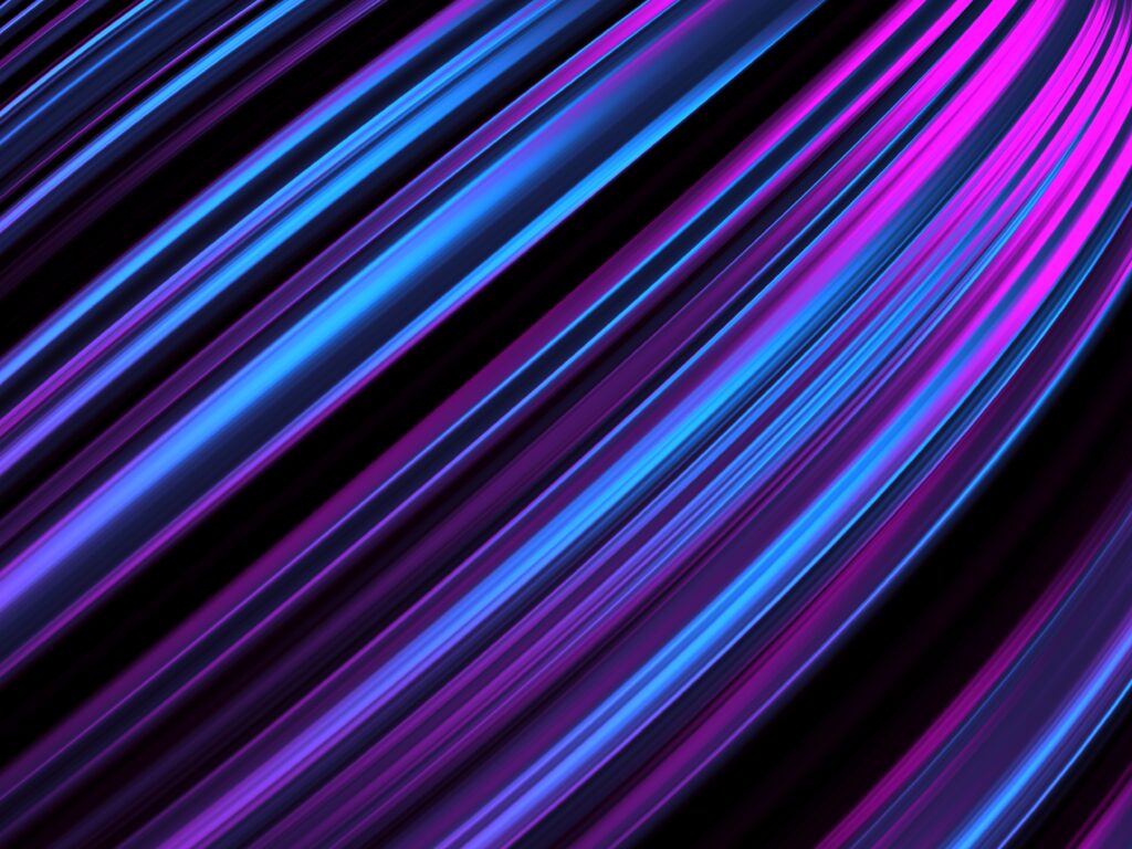 Futuristic Purple & Blue Striped Wallpaper – High-Res Background