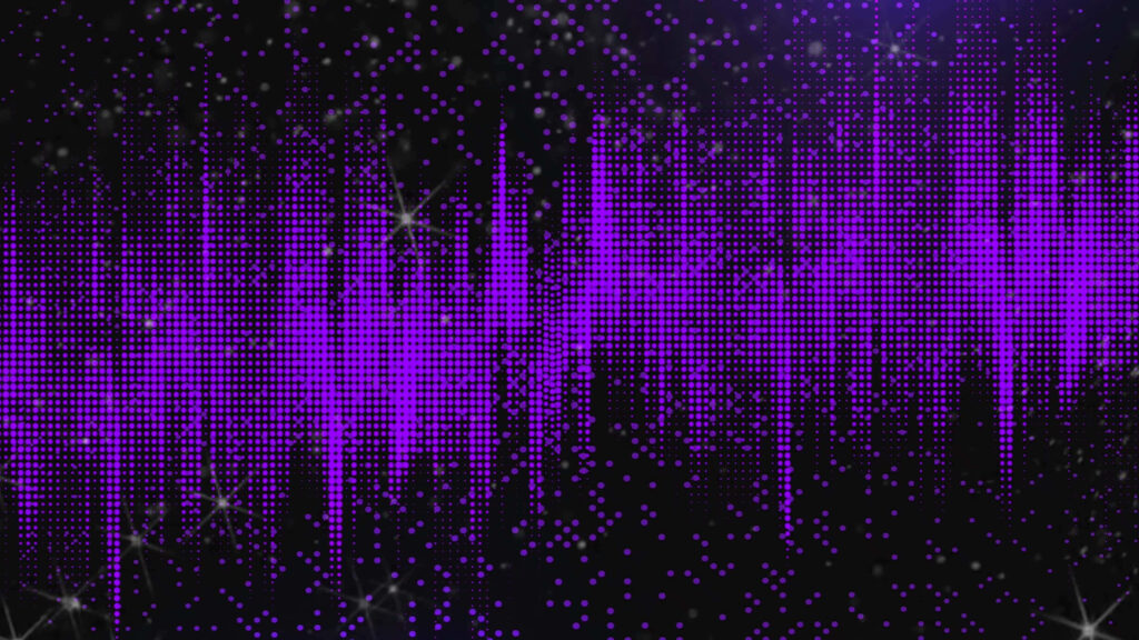 Futuristic Purple Digital Rain Wallpaper - Abstract Matrix Background