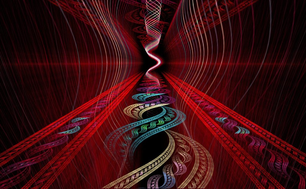 Dynamic Red Abstract Wallpaper - 3200x1980 Futuristic Design