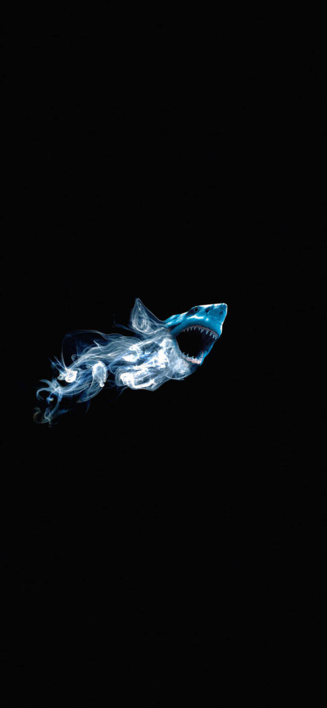Futuristic Shark Wallpaper: Sleek Design for a Bold iPhone Background