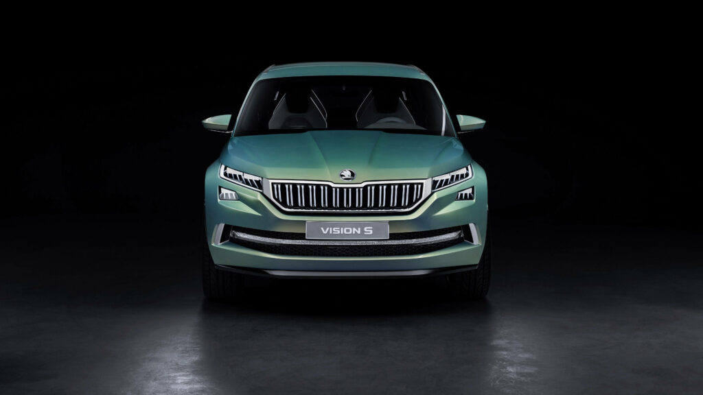Futuristic Skoda Vision S Concept Car Wallpaper - Stylish & Elegant