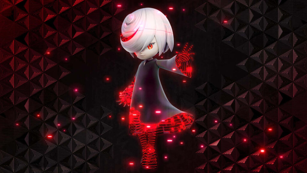 Futuristic Sonic Frontiers Wallpaper: Mysterious Character Design