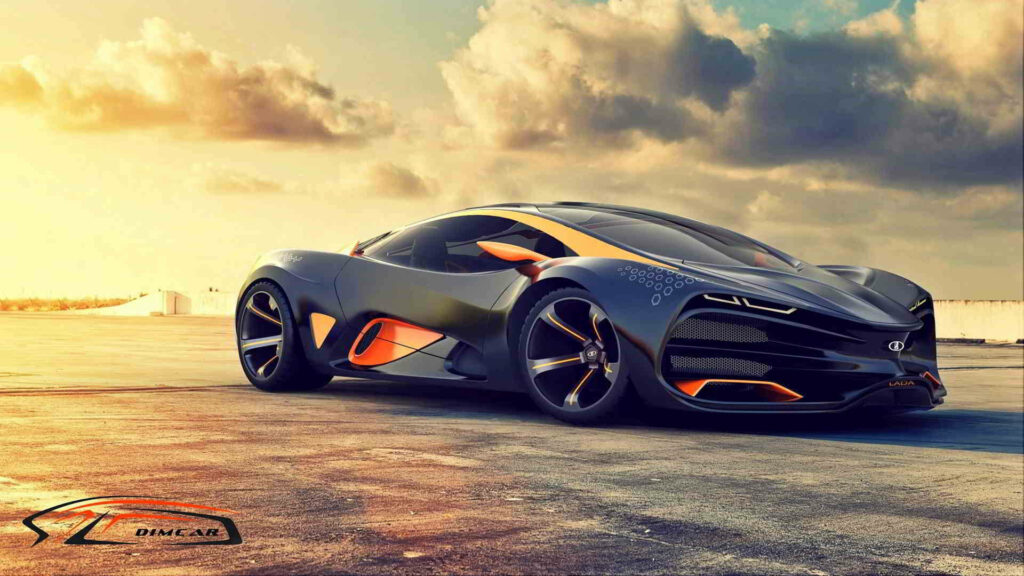 Futuristic Sports Car Concept: Immersive Full HD Car Background Wallpaper