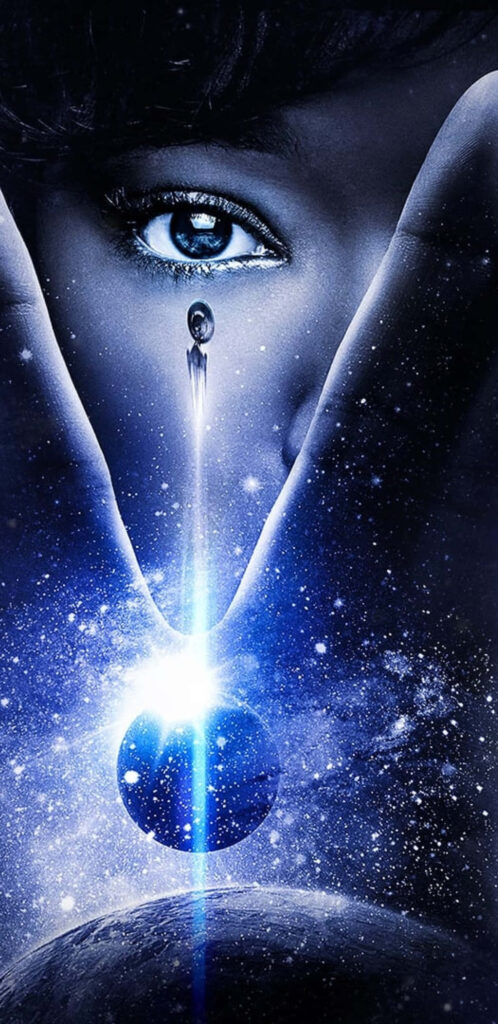 Futuristic Star Trek: Discovery Eye Wallpaper – Space Exploration Art