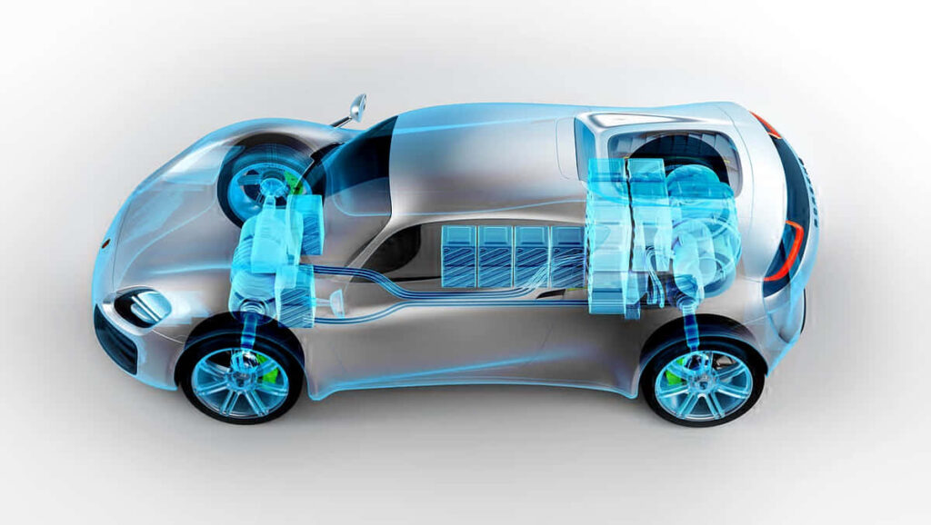 Futuristic Car Dashboard Wallpaper: High-Tech Interior & Components