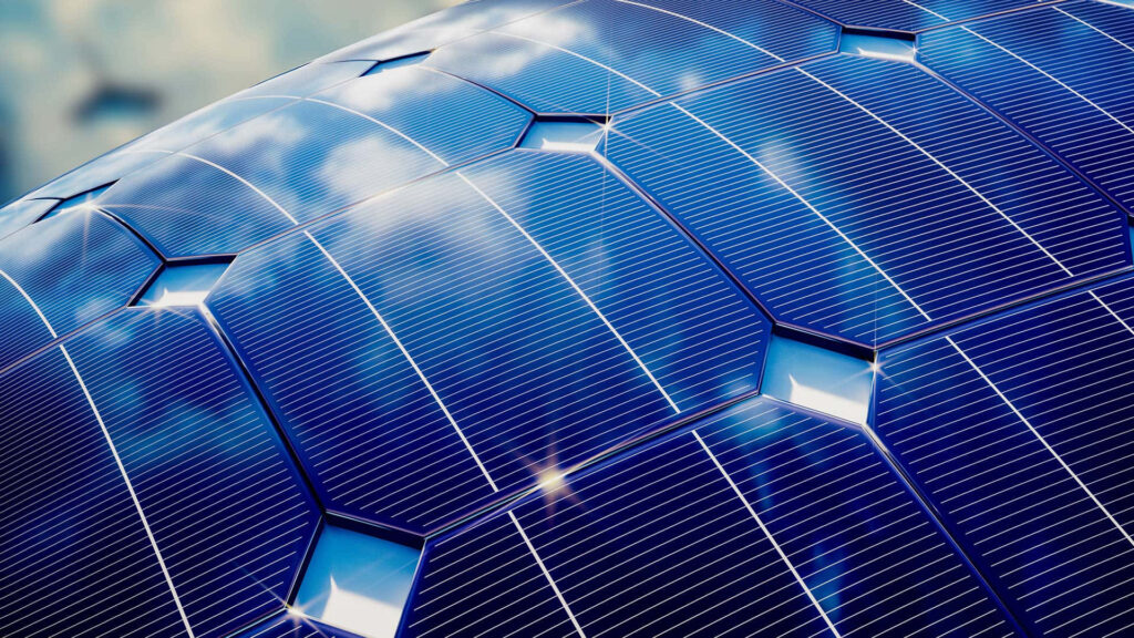 Futuristic Solar Panel Wallpaper: Sleek, Modern, Energy Efficient Design