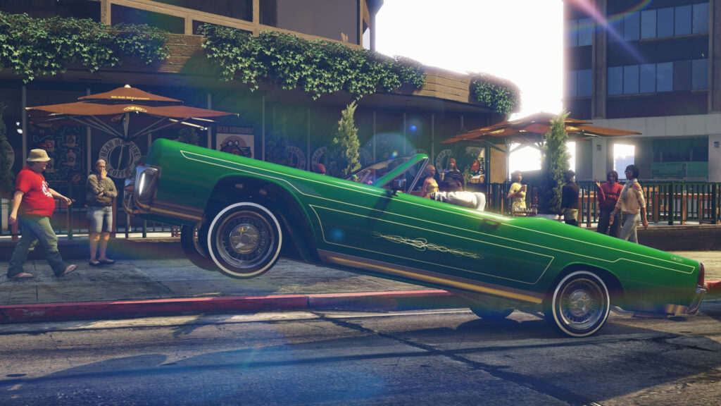 GTA V: Journey through a Stunning Open-World with Stealthy Action and Gorgeous Visuals in 2560x1440 Wallpaper