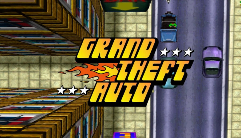Retro Gaming Nostalgia: Vintage Game Design in GTA's Captivating Snapshot Wallpaper