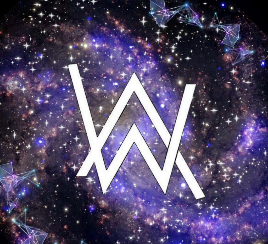 Galactic Serenade: The Enchanting Mosaic of Alan Walker Amidst Celestial Splendor Wallpaper