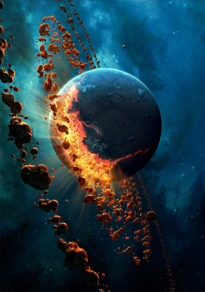 Galactic Cataclysm: Spectacular 4k Space Wallpaper for Your Phone