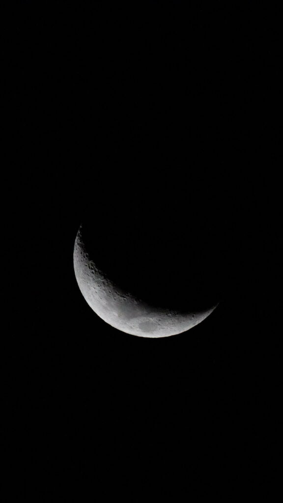 Ethereal Lunar Eclipse: Celestial Symphony on a Midnight Canvas Wallpaper