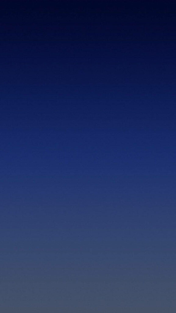 Minimalist digital wallpaper with smooth vertical gradient navy blue to muted indigo background