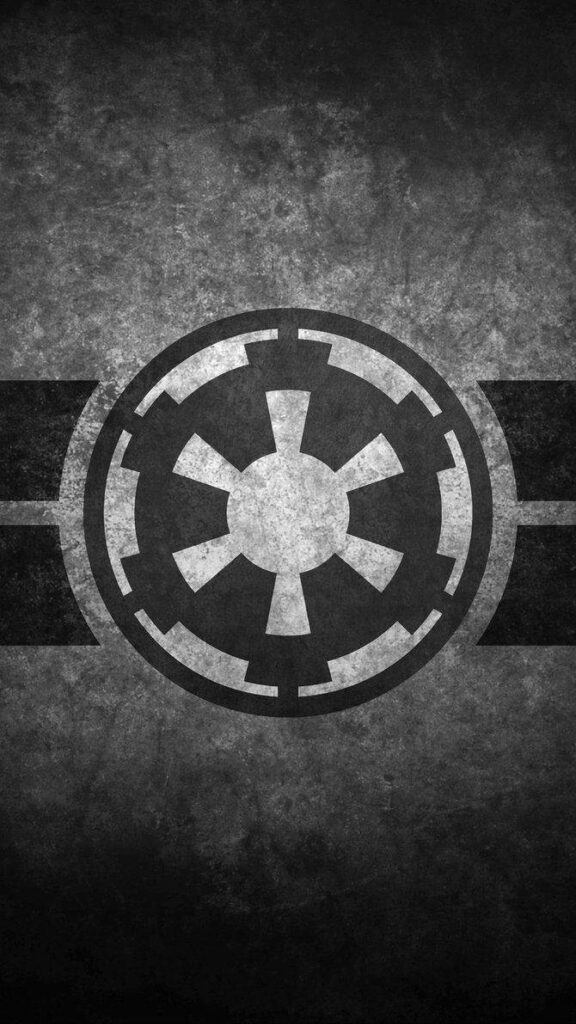 Galactic Empire Logo Wallpaper: Bold & Minimalist *Star Wars* Design