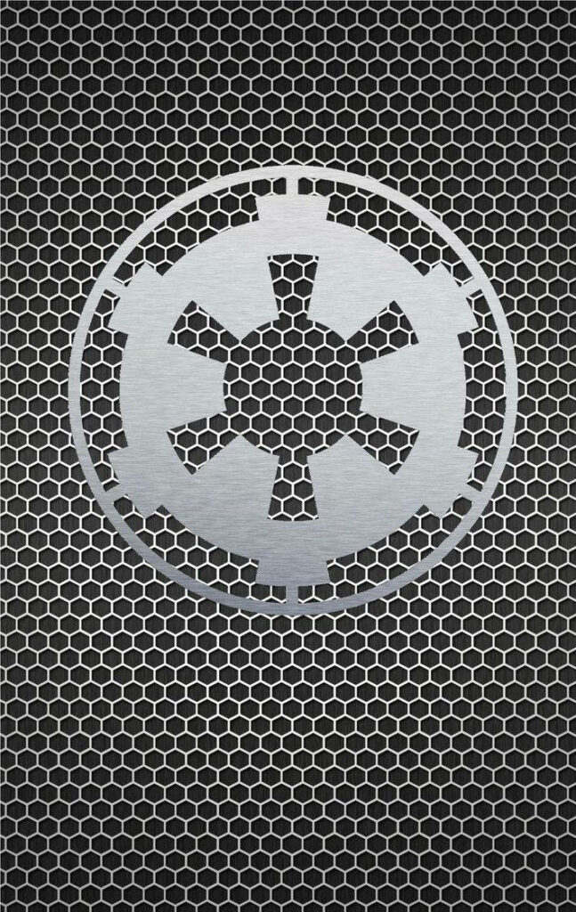 Galactic Empire Emblem Wallpaper: Bold Star Wars Design