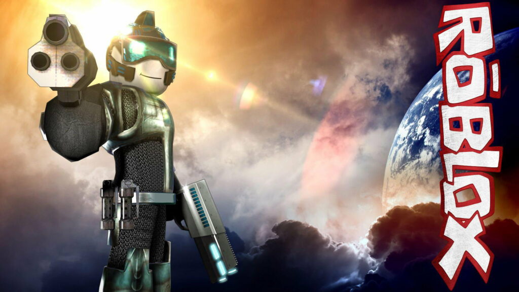 Immersive Gaming Experience: Roblox Launches Players into an Extraordinary Space Adventure Wallpaper