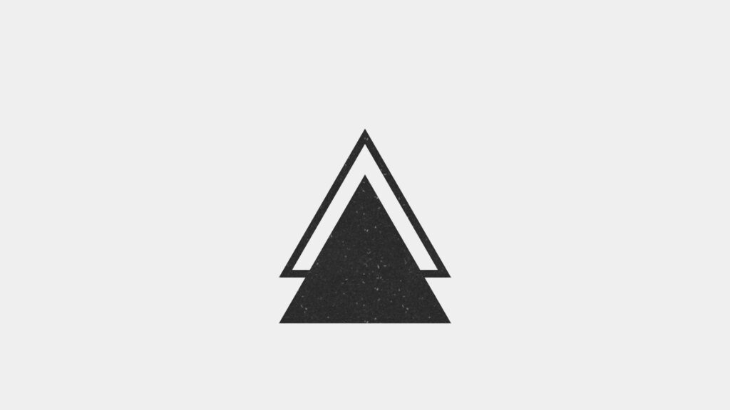 A Cosmic Medley of Monochrome Triangles: Elegant Minimalist Background for Your Laptop Wallpaper