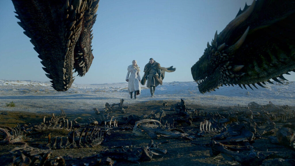 Game of Thrones Season 8 Wallpaper: Daenerys, Jon, Rhaegal & Drogon