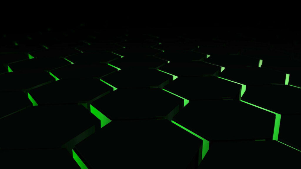 Glowing Gaming Keys: Illuminating the PC Gaming Realm in Vibrant Green Wallpaper