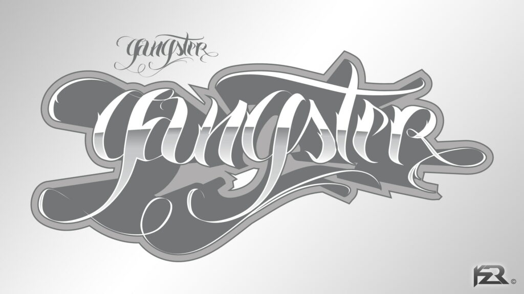 Greyed-out Gangster: A High-Definition Digital Artwork for Your HD Wallpaper