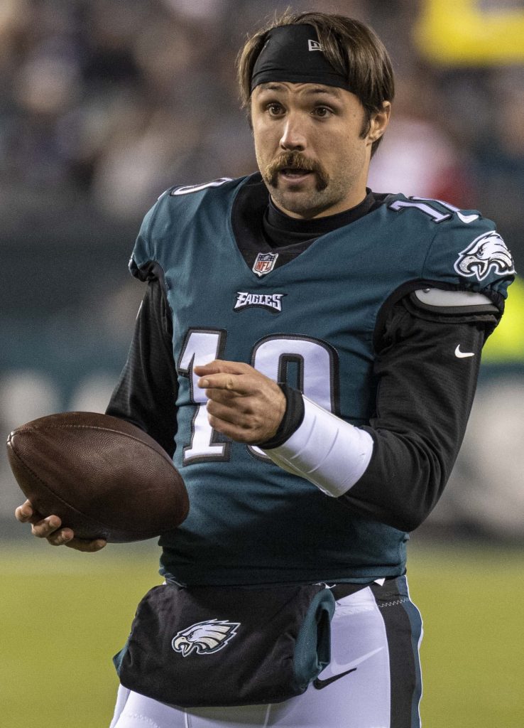 Gardner Minshew II Philadelphia Eagles QB in number 10 jersey focused on NFL game action wallpaper