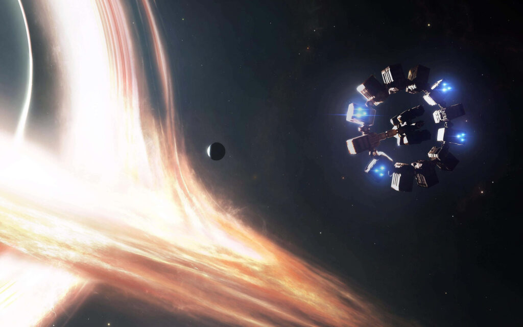Interstellar's Cosmic Enigma: Gargantua - Unveiling the Mysterious Black Hole Wallpaper