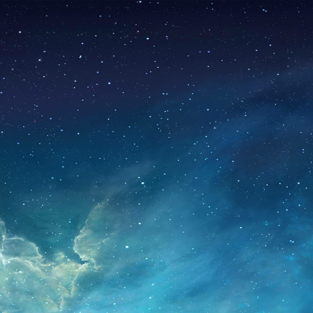 Enchanting Night: Captivating Blue Starry Skies as an Elegant Ipad Pro Background Wallpaper