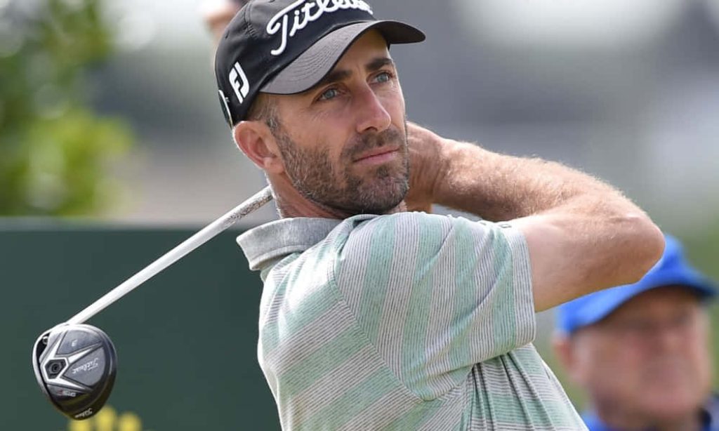 Geoff Ogilvy golf swing follow-through Titleist cap professional athlete wallpaper background