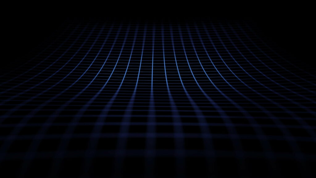 Geometric Web of Darkness: A High-Tech 4K Wallpaper with Mesmerizing Geometry Patterns