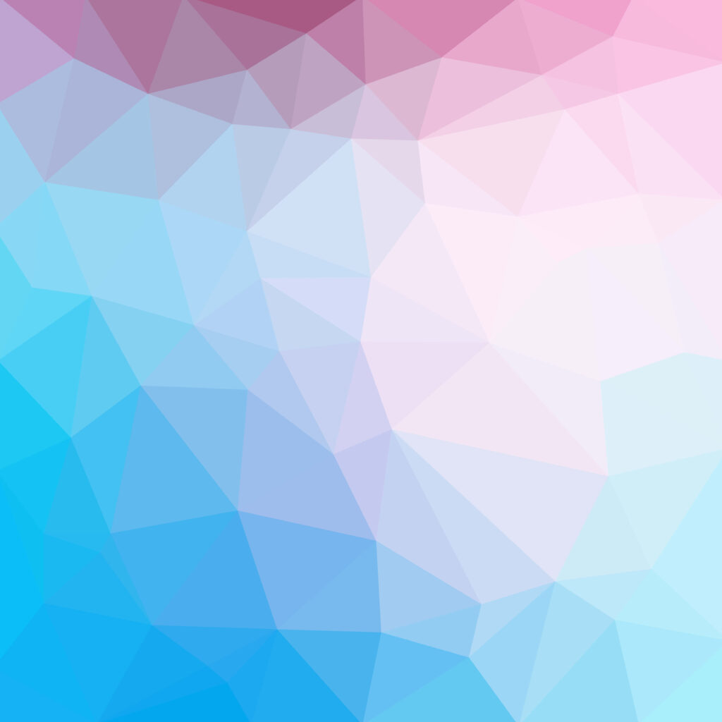 Geometric Blue-Pink Wallpaper: Soothing Depth & Dimension Background
