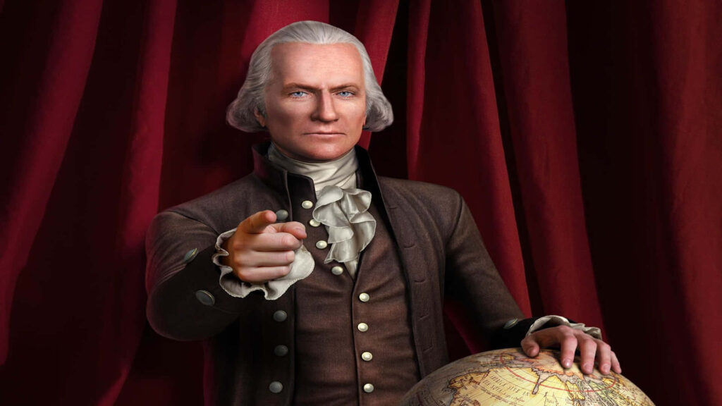George Washington: The Iconic Leader of Civilization V Wallpaper