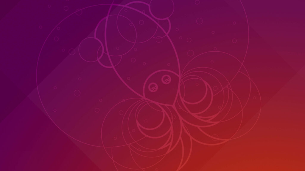 Unleash the Cosmic Cuttlefish Vibe: Ubuntu's Iconic Wallpaper in Cool Hues