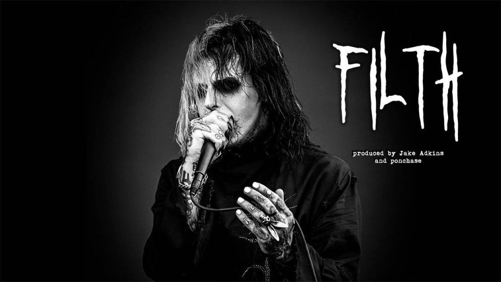 Ghostemane performing dark high contrast black and white tattooed alternative trap metal wallpaper