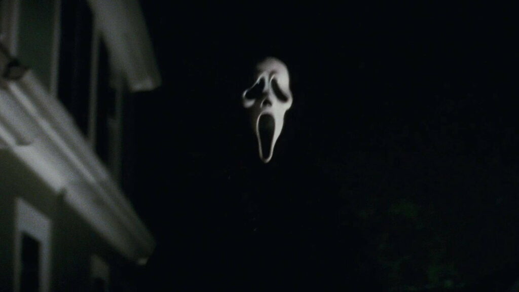 Menacing Reflection: High Definition Wallpaper of Ghostface Scream Horror Villain for your Background