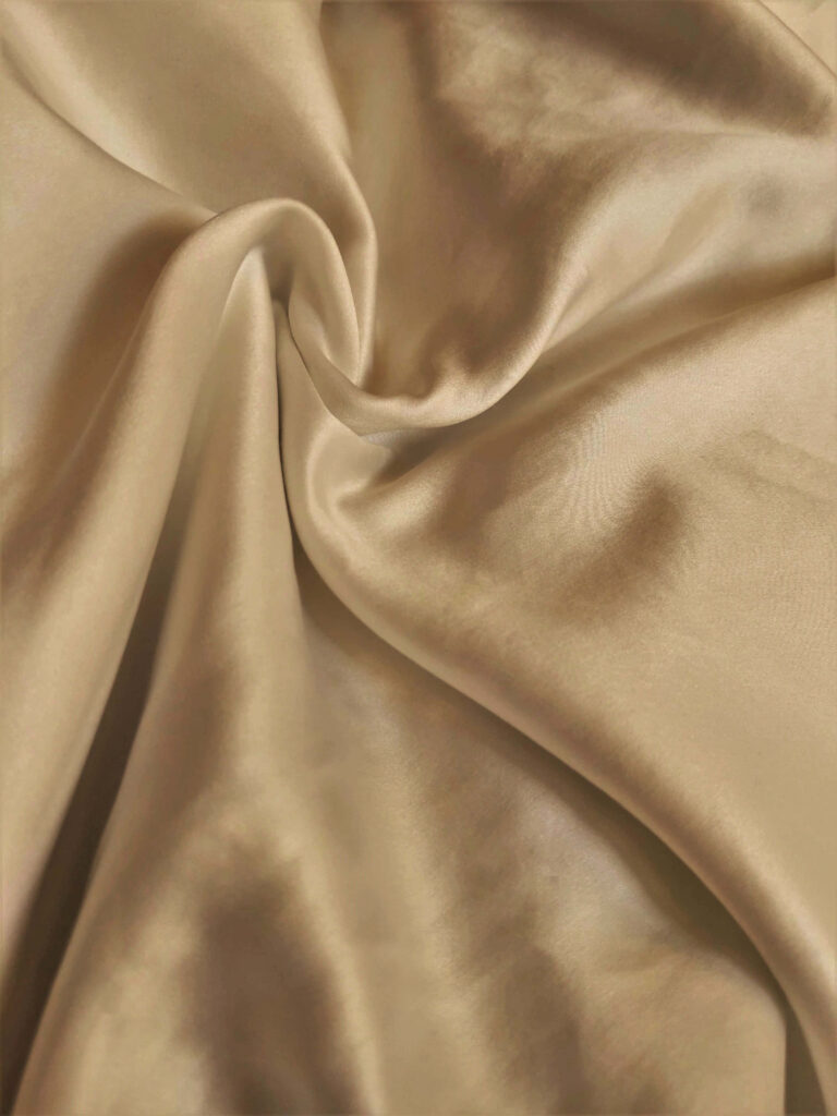 Opulence and Elegance: Enhance Your Home with a Luxurious Golden Silk Wallpaper