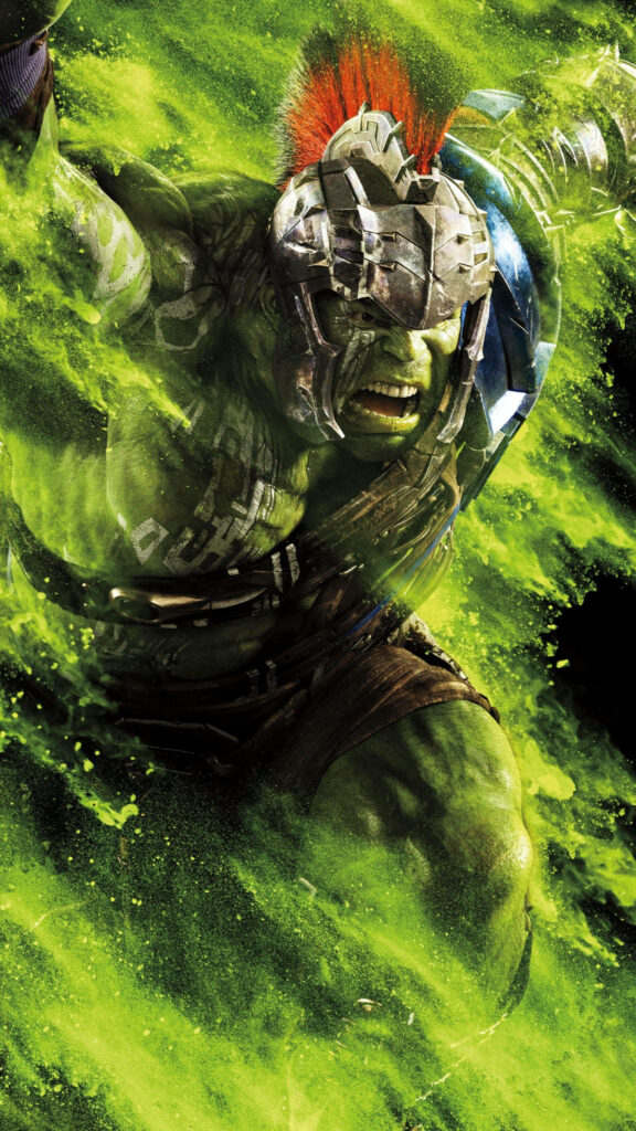 The Mighty Gladiator Hulk Reigns Supreme in 4k Phone Background Wallpaper