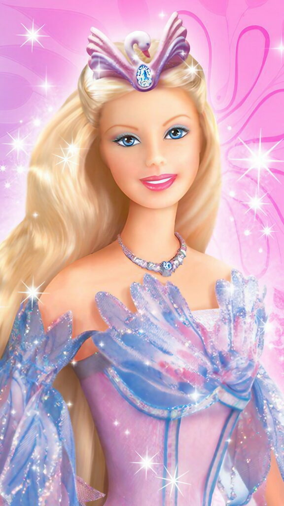 Dreamy Barbie Birthday Celebration: Anime-inspired High-Definition Phone Wallpaper