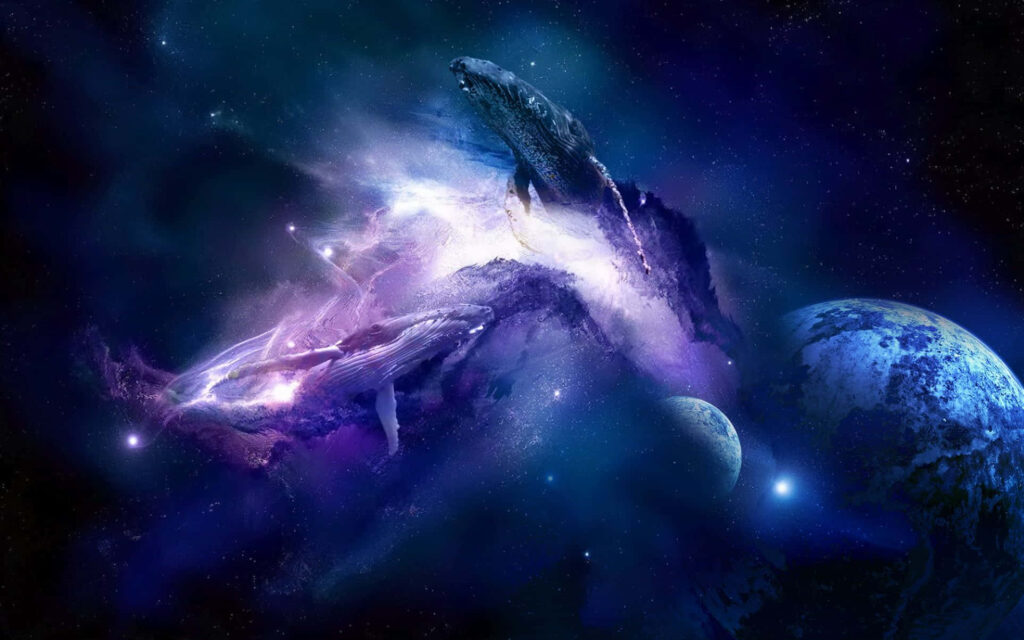 Interstellar Enigma: A Mystical Journey through the Cosmic Realm Wallpaper