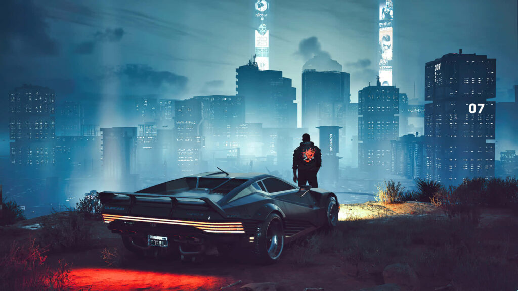 Glimpsing into the Futuristic Realm: Cyberpunk 2077's Radiant Cityscape Unveiled Wallpaper