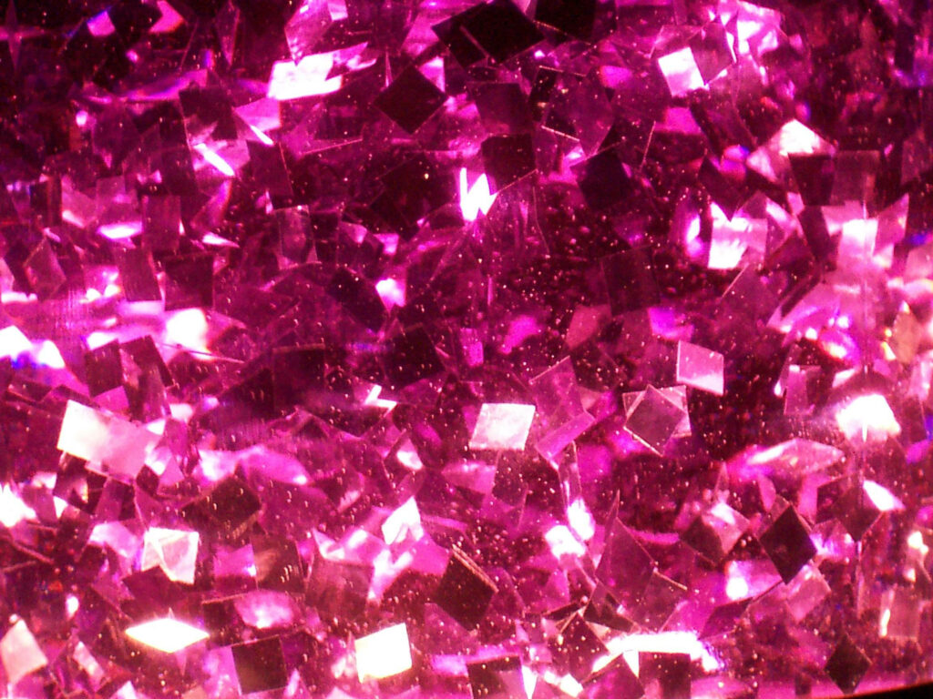 Shimmering Pink Chic: A Squared Glitter Wallpaper