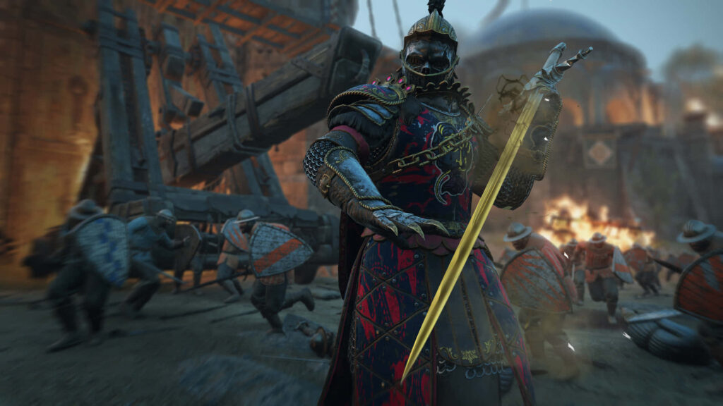 Glory Clad in Golden Steel: Majestic Samurai Takes the Spotlight Wallpaper