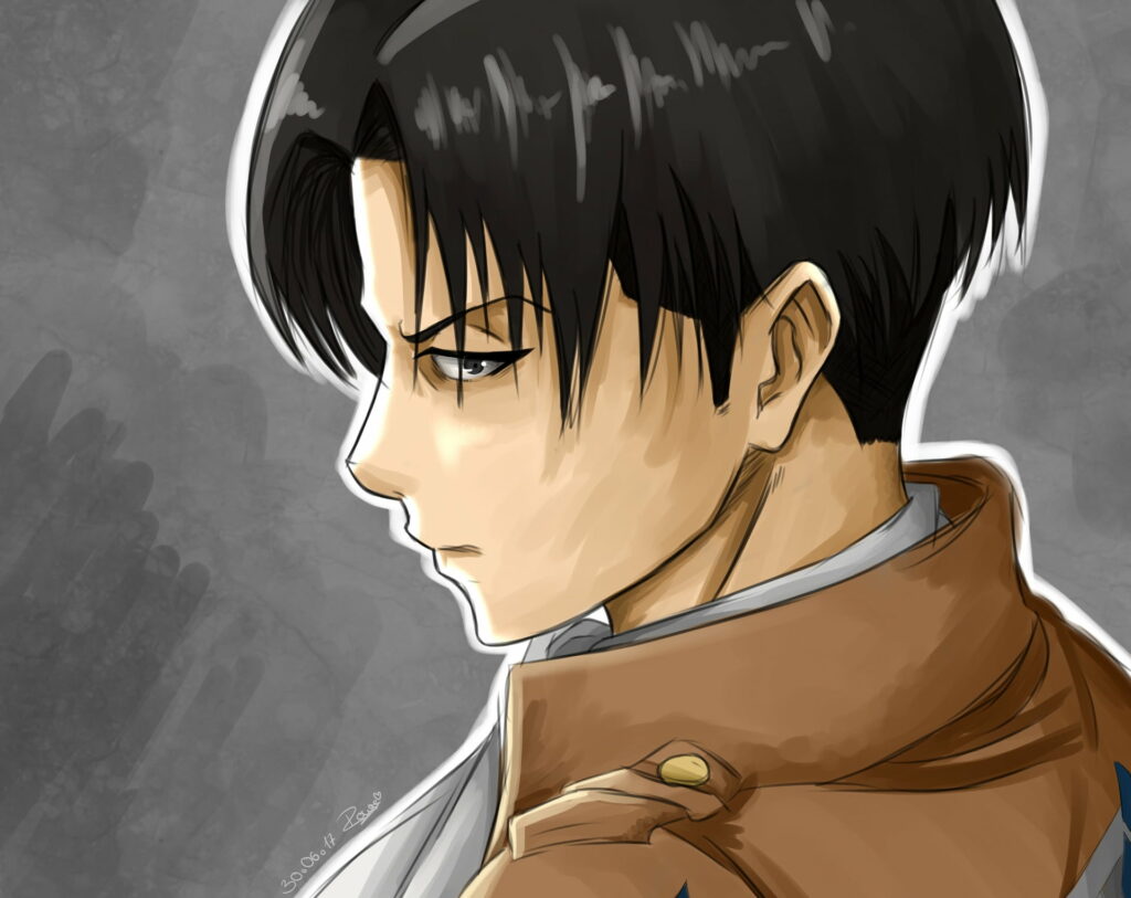 The Unyielding Levi Ackerman: An Epic HD Wallpaper Tribute to Attack on Titan