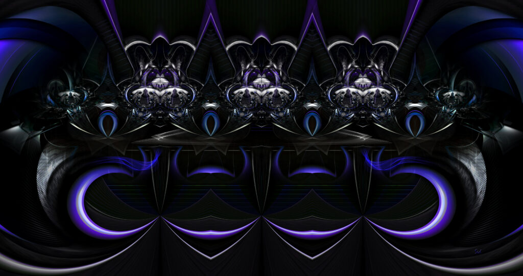 Glowing Abstract 4096x2160 Wallpaper: Intricate Depth & Design