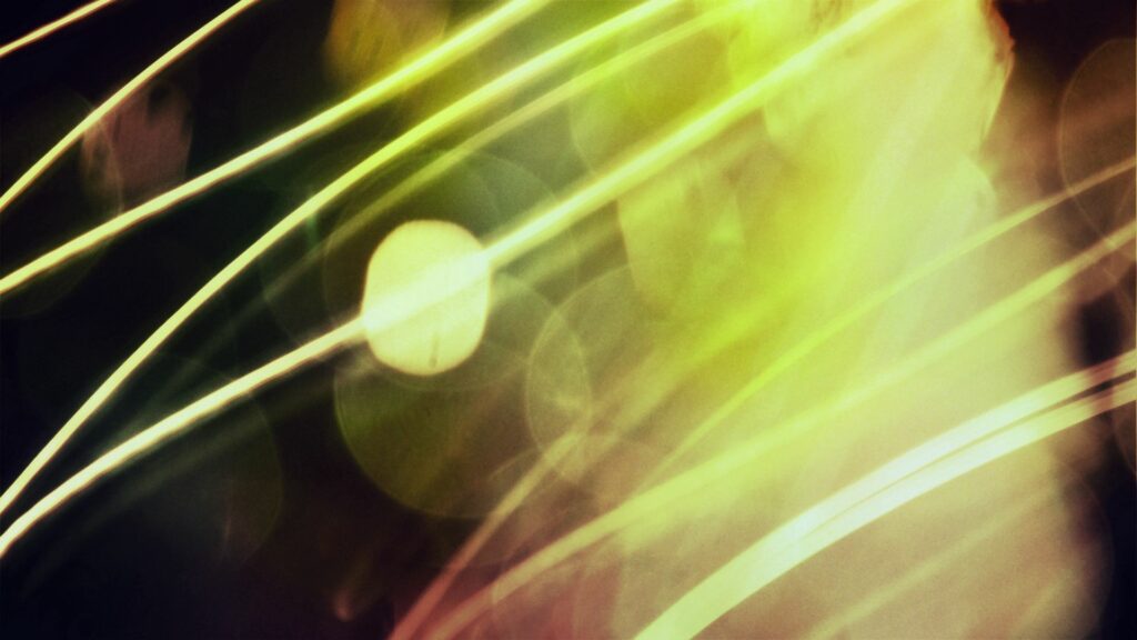Dynamic Light Lines Bokeh Wallpaper - Abstract 1920x1080 Background